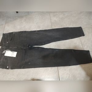 Zara Men's Black Skinny Jeans Size 32